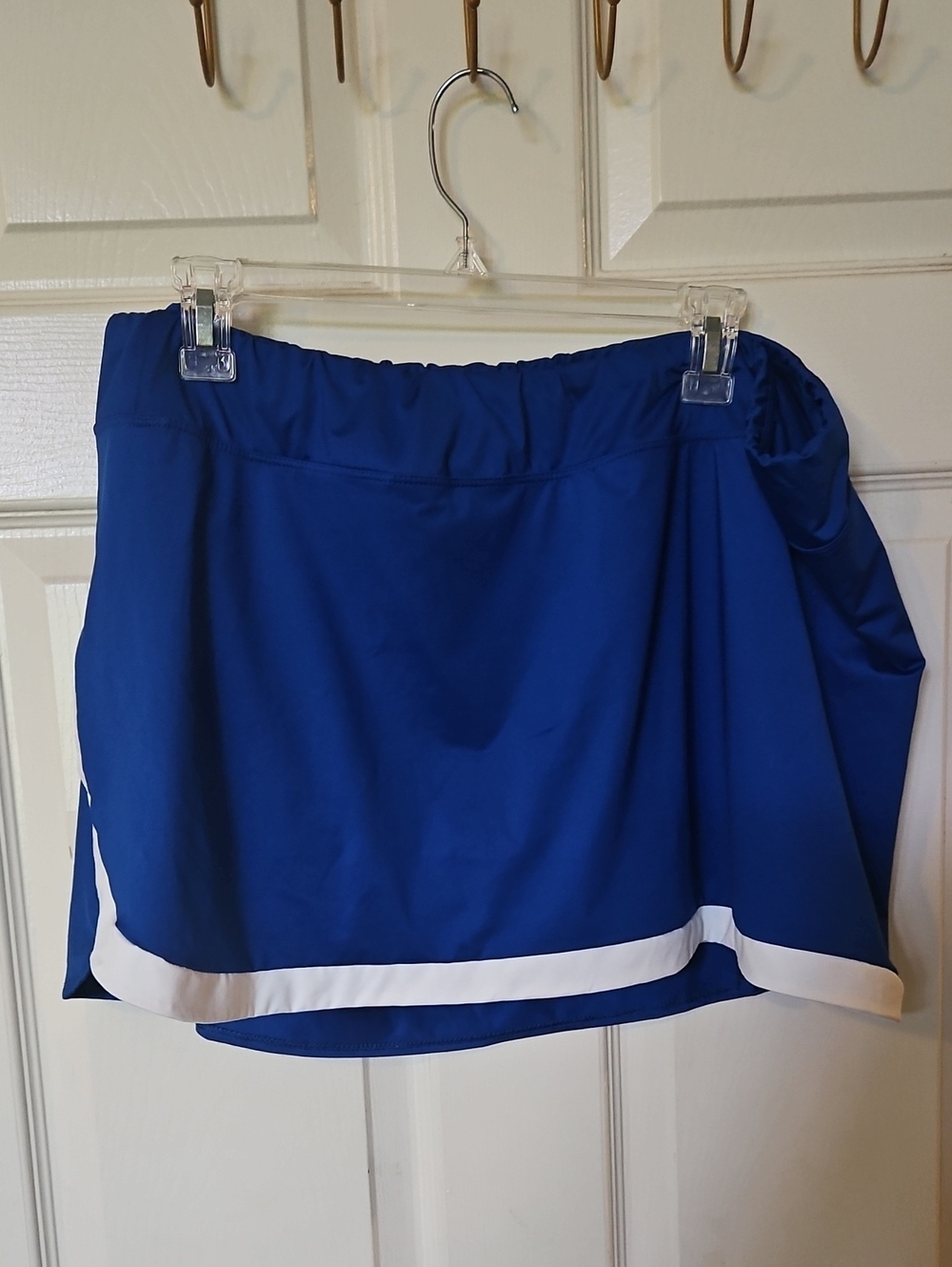 Augusta Sportswear Royal Blue Athletic Skort with White Logo Print